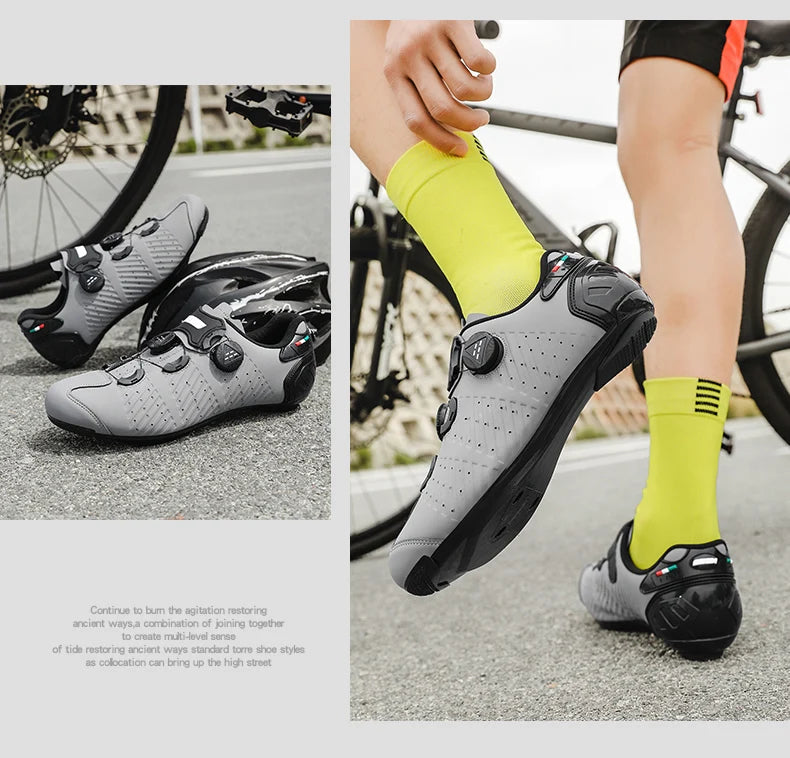 Pantofi de ciclism pentru șosea, pantofi de ciclism pentru mountain bike, respirabili și rezistenți la uzură, pantofi profesioniști cu sistem de blocare, pentru bărbați sau femei