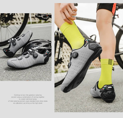 Pantofi de ciclism pentru șosea, pantofi de ciclism pentru mountain bike, respirabili și rezistenți la uzură, pantofi profesioniști cu sistem de blocare, pentru bărbați sau femei