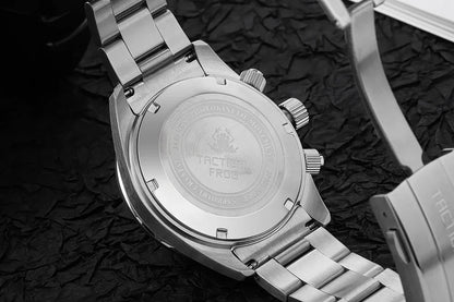 Tactical Frog Quartz Watch VS75 Solar Chronograph Sapphire 200m Waterproof Luxury Watch Luminous Quartz Movement 41mm Mens Watch