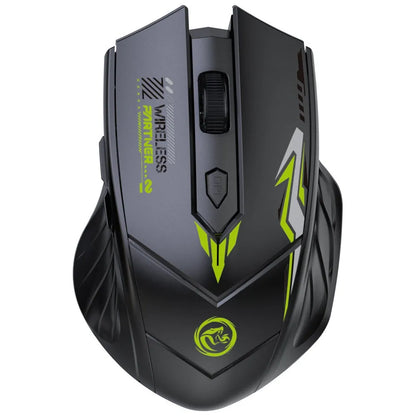 Mouse gaming wireless 2.4G USB silenzioso Dual Mode Bluetooth ricaricabile 1600DPI per PC e laptop