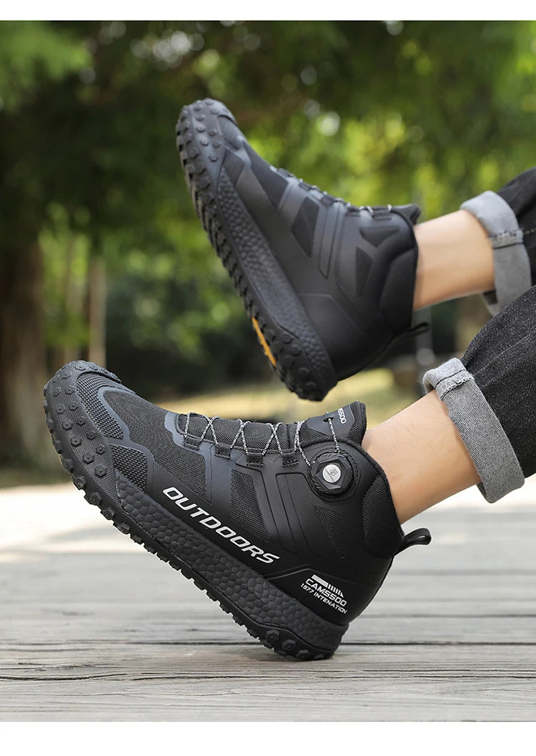 CAMSSOO Hiking Shoes Men Snow boots Outdoor Sports Climbing Shoes women Trekking Sneakers ankle boots hunting shoes travel boots