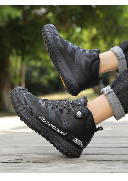 CAMSSOO Hiking Shoes Men Snow boots Outdoor Sports Climbing Shoes women Trekking Sneakers ankle boots hunting shoes travel boots