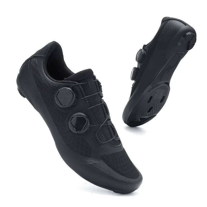 Zapatillas de ciclismo de velocidad para hombre, zapatillas de ciclismo de carretera, zapatillas con calas, zapatillas SPD, zapatillas de ciclismo para pedales planos, calzado de ciclismo para hombre, calzado para actividades al aire libre, color blanco