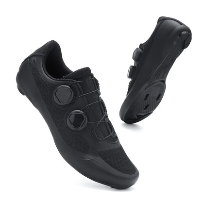 Zapatillas de ciclismo de velocidad para hombre, zapatillas de ciclismo de carretera, zapatillas con calas, zapatillas SPD, zapatillas de ciclismo para pedales planos, calzado de ciclismo para hombre, calzado para actividades al aire libre, color blanco