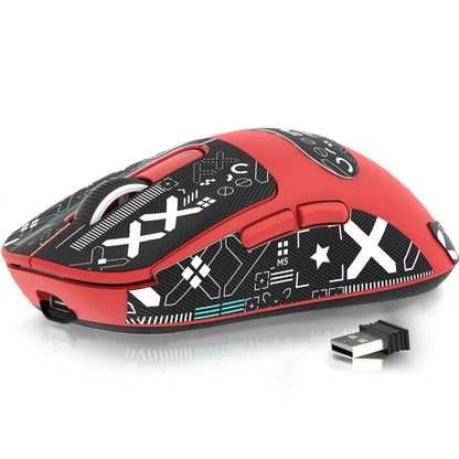 Ratón gaming inalámbrico ATTACK SHARK X3 PixArt PAW3395 49g SUPERLIGHT, BT/2.4G inalámbrico/con cable, 6 DPI ajustables hasta 26000