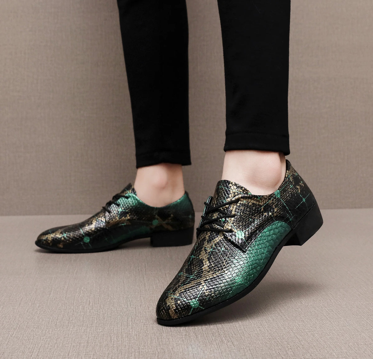 Pantofi Oxford din piele PU pentru bărbați, pantofi casual în stil urban, adidași ușori, pantofi de plimbare în aer liber pentru bărbați, încălțăminte elegantă de ocazie