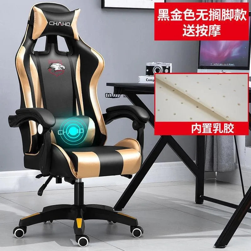 Joylive WCG High-quality Leather Computer Gaming Chair Cafe Racing Chair for Office and Game Room