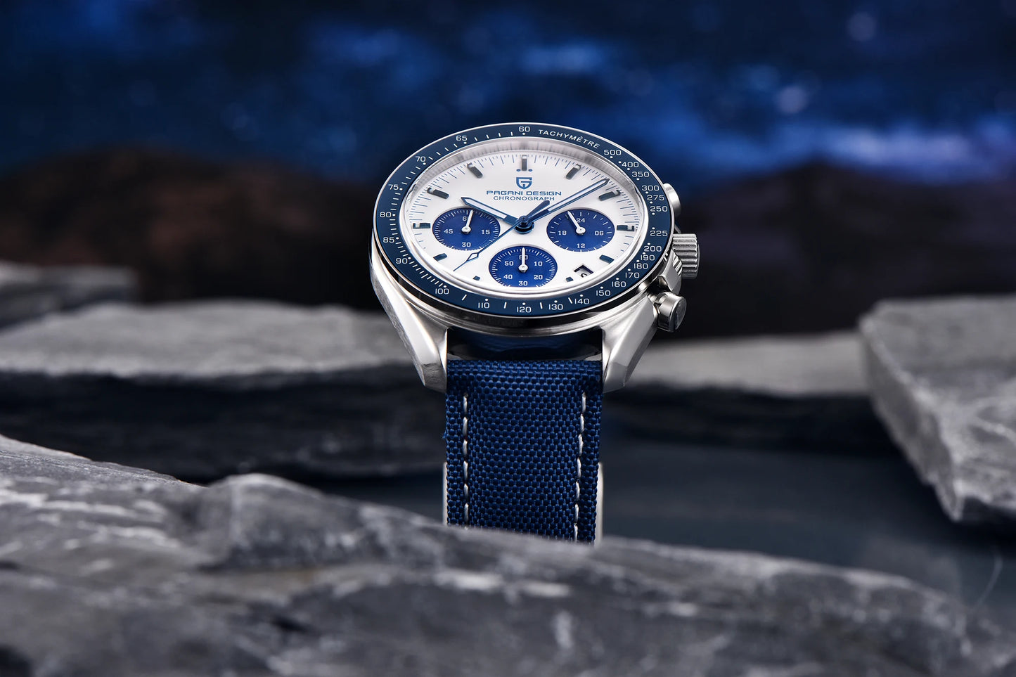 PAGANI DESIGN 2026 New CK2988 Moon Watches Retro Top Luxury Quartz Watch For Men Sapphire glass Speed Chronograph Wristwatch Men