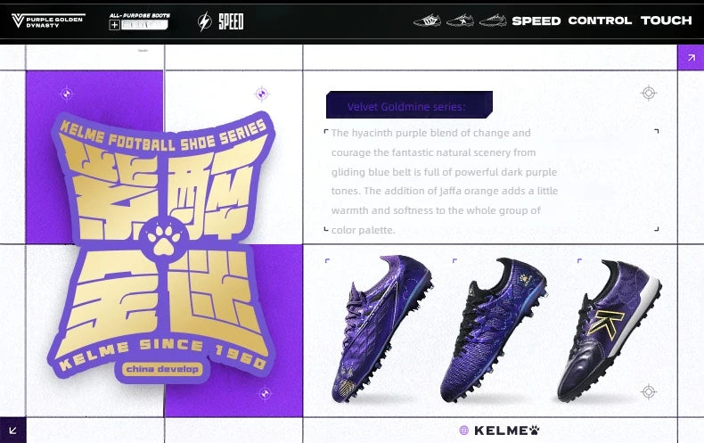 KELME Zapatos de fútbol para adultos. Botas de fútbol para hombre Blast 3.0 con tacos cortos. Zapatillas deportivas MG Professional para partido y entrenamiento. Transpirables.