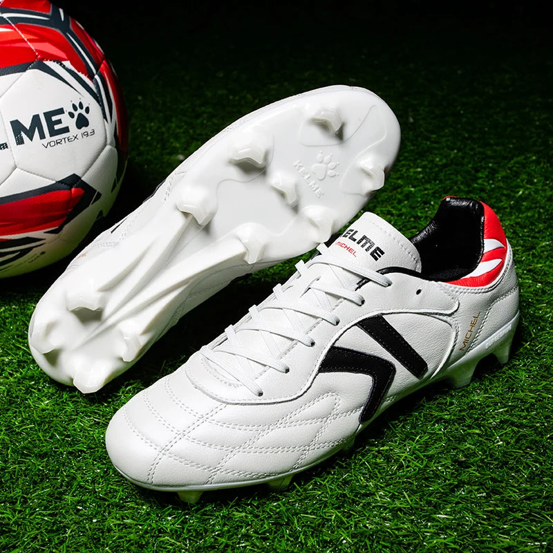 KELME nogometni čevlji TF nogometni čevlji iz telečje kože s špicami profesionalni futsal originalni nogometni trening čevlji ZX80011017