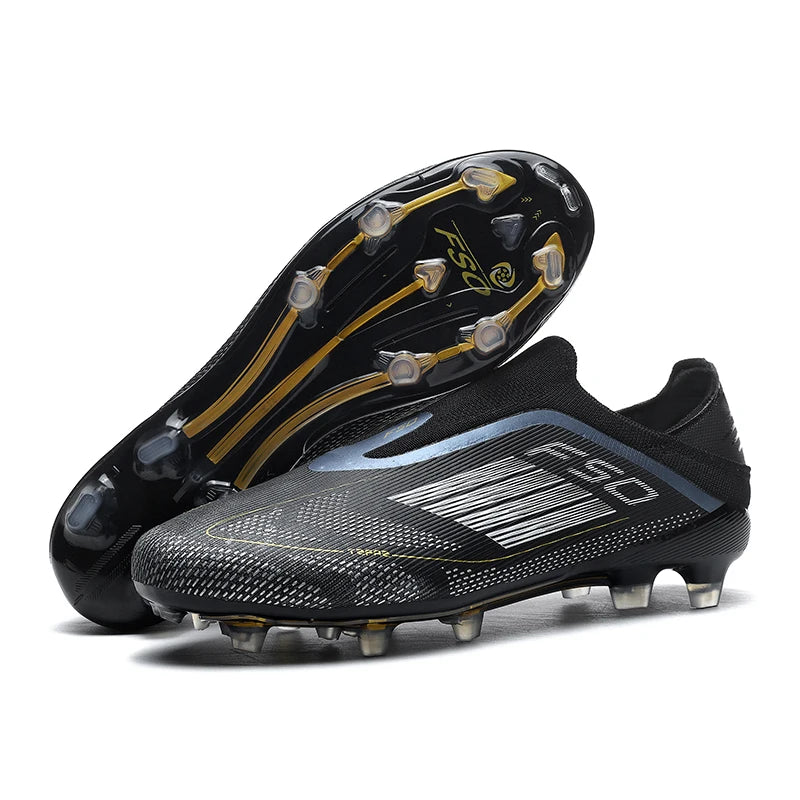 Chaussures de football pour hommes, crampons d'entraînement, chaussures de soccer FG ultralégères et respirantes, livraison directe, crampons longs pour matchs sportifs, baskets d'intérieur