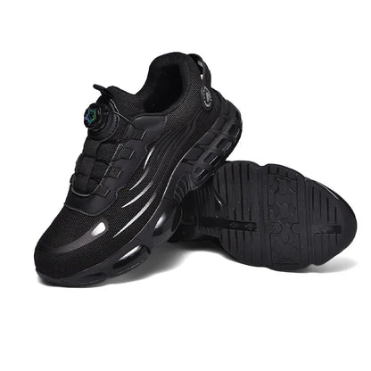 Chaussures de sécurité indestructibles à bout en acier, antidérapantes, résistantes à l'abrasion, chaussures de travail pour hommes, baskets robustes et confortables, neuves