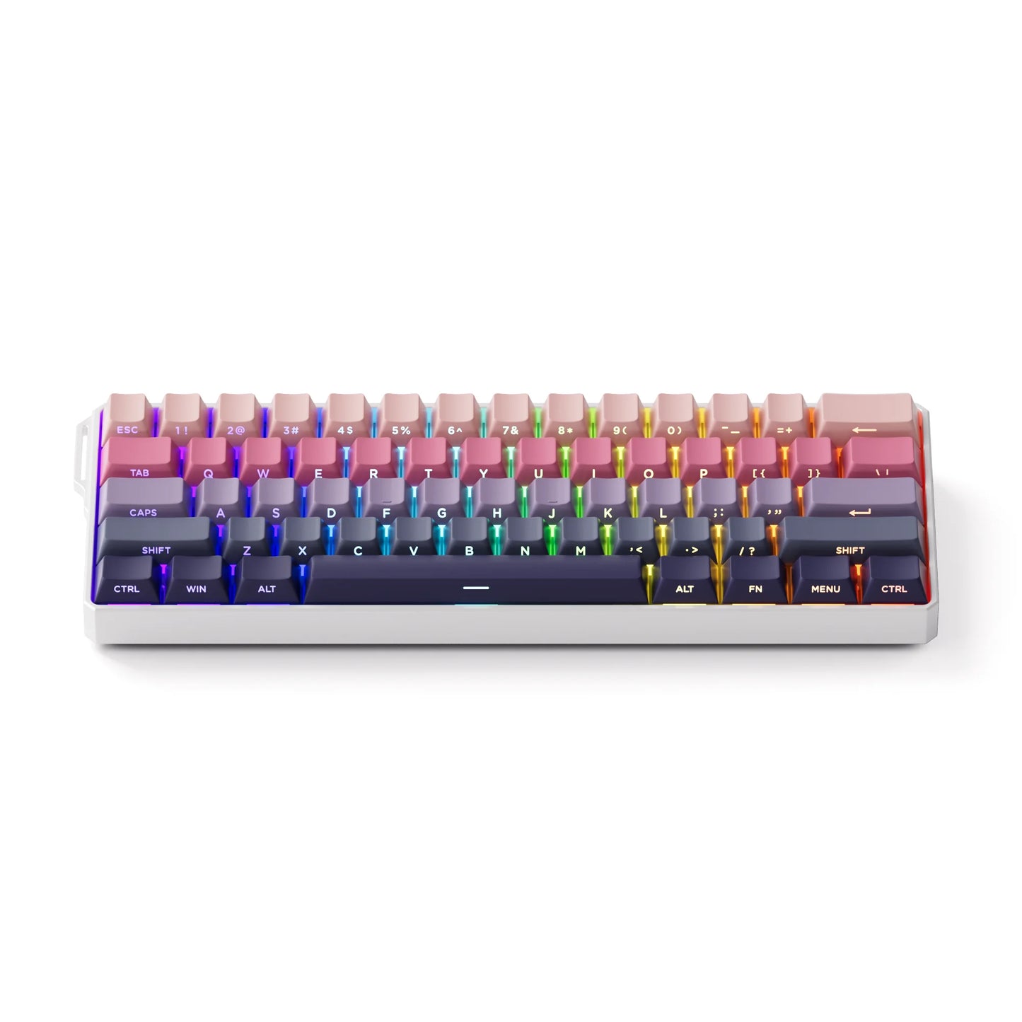 Teclado Mecânico Akko MonsGeek FUN60 com Switch Magnético, 60%, Teclado Gaming, Rapid Trigger 0.01mm, 8K, ARGB, HE/TMR, Teclado Personalizado
