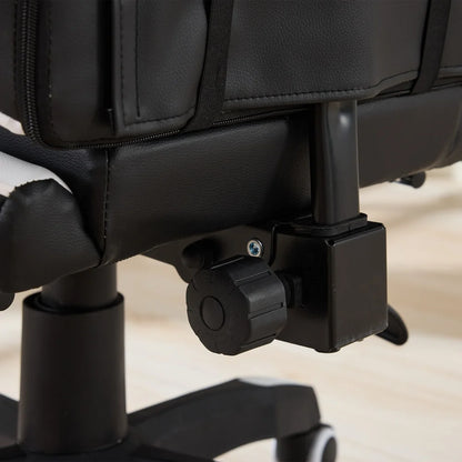Ergonomic Gaming Chair 360° Reclining Office Chair with Footrest, Adjustable Height Racing Chair with Lumbar Support and Headrest