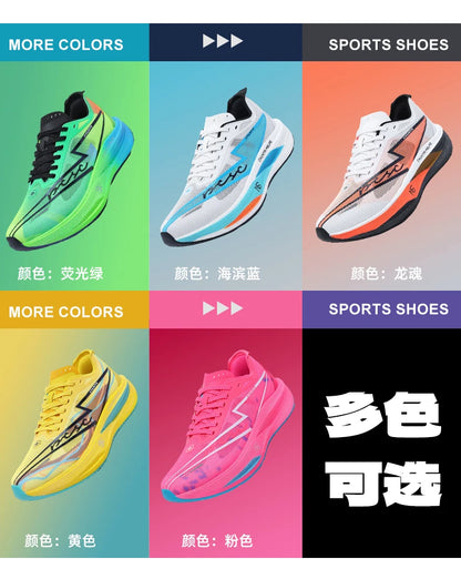Zapatillas de running con placa de carbono, especiales para maratón, deportivas para hombre, transpirables, ligeras, cómodas y de ocio para mujer.
