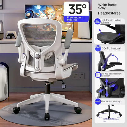 UVR Ergonomic Gaming Chair Mesh Office Chair with Reclining Backrest, Adjustable Computer Gaming Chair with Comfortable Support, Executive Swivel Chair