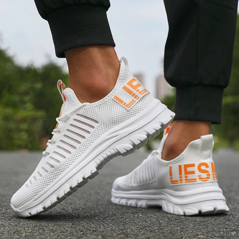 Adidași de vară antiderapanti pentru bărbați, confortabili și respirabili, pantofi de alergare pentru cupluri, pantofi sport Tenis pentru femei, albi, adidași de mers pe jos pentru bărbați