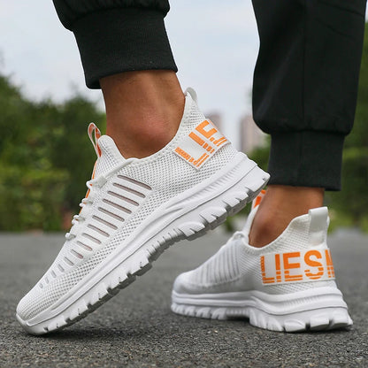 Adidași de vară antiderapanti pentru bărbați, confortabili și respirabili, pantofi de alergare pentru cupluri, pantofi sport Tenis pentru femei, albi, adidași de mers pe jos pentru bărbați
