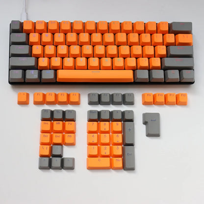 106 Keys Grey Red Keycaps PBT Specials Keycap Backlit Two-Color Key Caps For MX Switch 61/87/104 Mechanical Keyboard