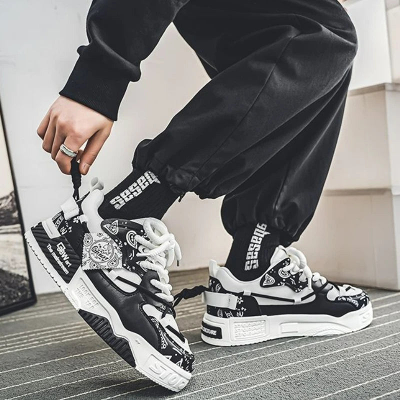 Modni skate čevlji, moški superge, moški dihalni tekaški čevlji, zunanji mrežasti čevlji za prosti čas, moški čevlji z vezalkami, vulkanizirani čevlji, Zapatillas