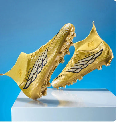 Nouvelles chaussures de football pour hommes, chaussures de sport pour terrain gazonné, chaussures de football pour matchs en plein air, chaussures d'entraînement professionnelles antidérapantes, chaussures ultralégère