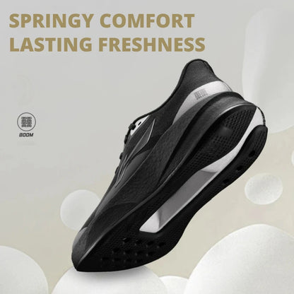 Li-Ning moški tekaški copati CHAOYING Cushion BOOM – lahki, prožni, TEMPO BOUNSE, mehki, udobni športni copati LiNing ARBW007