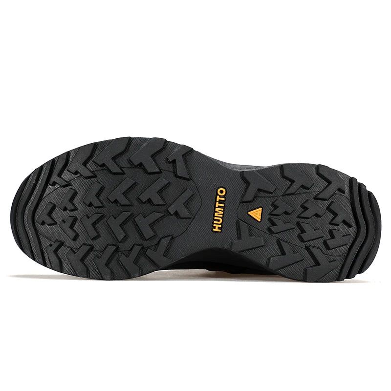 Pantofi din piele HUMTTO pentru bărbați, pentru iarnă, camping și activități în aer liber, pantofi sport pentru bărbați, bocanci de trekking respirabili, adidași antiderapanti pentru drumeții