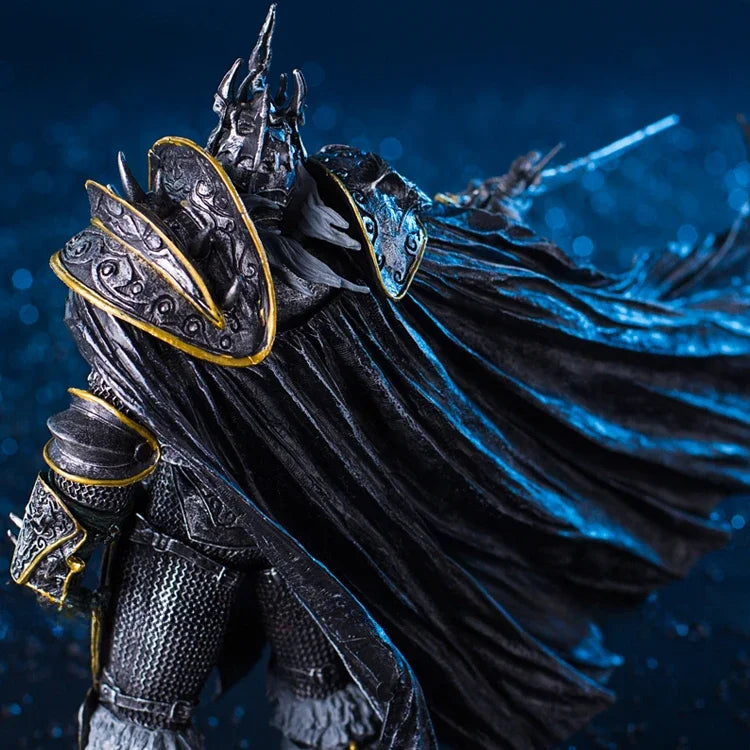 Model figurină anime World of Warcraft periferice de joc 36cm, al 7-lea Lich King Illidan Stormrage, decorațiune pentru birou, cadouri, jucării pentru copii