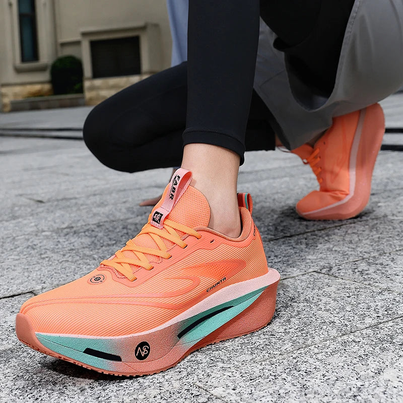 Men's Running Shoes 2025 New Professional Cushioned Breathable Marathon Fashion Sports Training Lightweight Sneakers