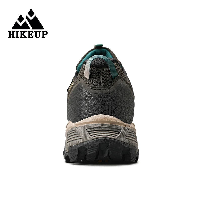 HIKEUP Sneakers traspiranti, ammortizzate e antiscivolo - Scarpe da trekking da uomo - Scarpe da corsa e trekking - Scarpe da montagna per attività all'aperto da uomo