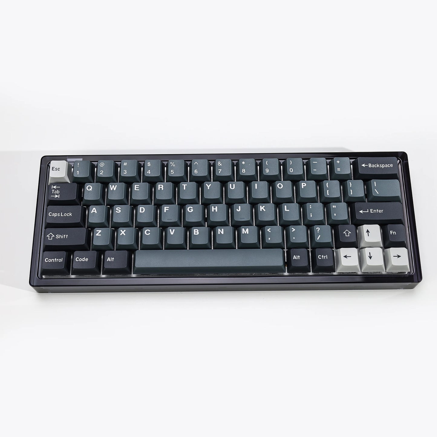 KBDiy 174 Tasten/Set PBT GMK Apollo Tastenkappen, Double-Shot, minimalistisches ISO-Cherry-Profil, für mechanische Gaming-Tastaturen, Tastenkappen für MX