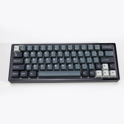 KBDiy 174 Tasten/Set PBT GMK Apollo Tastenkappen, Double-Shot, minimalistisches ISO-Cherry-Profil, für mechanische Gaming-Tastaturen, Tastenkappen für MX