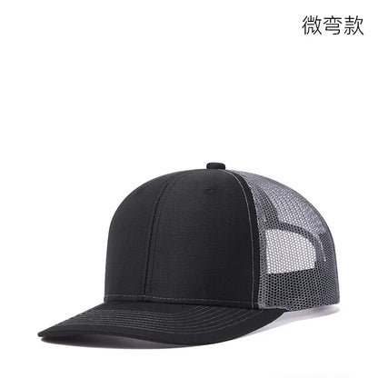 High Quality Mesh Baseball Cap Women Men Summer Cotton Breathable Sunhat Unisex Adjustable Snapback Trucker Hats Male Female