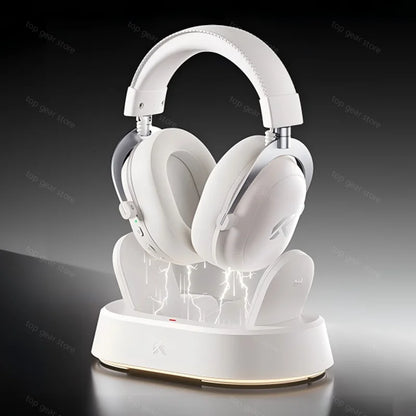 Casque de jeu MCHOSE V9 Turbo BT 2.4G à faible latence sans fil Esport avec pilote dynamique de 60 mm, charge magnétique de 2000 mAh pour les joueurs