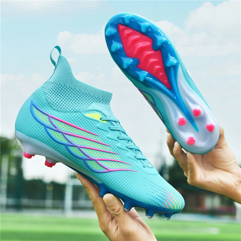 2026 Superfly FG Football Boots Outdoor Soccer Cleats Black Shoes Soft Sport Professional Shoes Breathable Comfortable Boots Plus