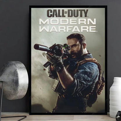 game Call of Duty Poster Posters Anime Room Decor Decoration Movie Backpack Wall Interior Music Wall Art
