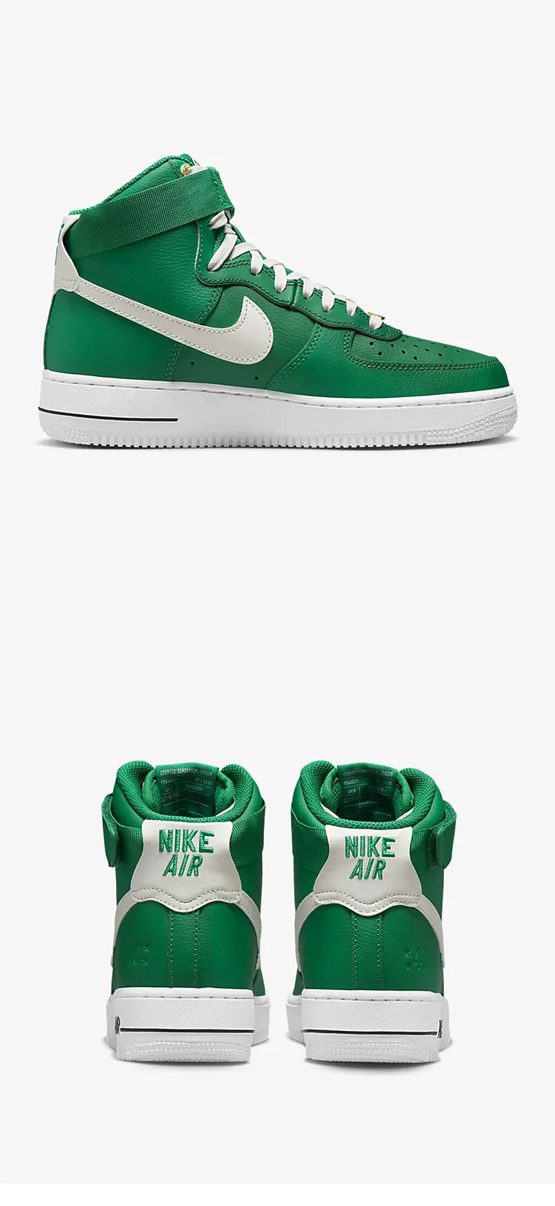 Nike originale Air Force 1 højtoppe casual sneakers til kvinder DQ7584-300