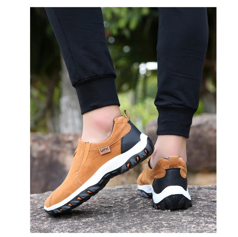 Čevlji za prosti čas, pohodništvo, kampiranje, tek, jogging in šport za moške – protizdrsni mokasini in pohodniški čevlji v velikih velikostih 38–50