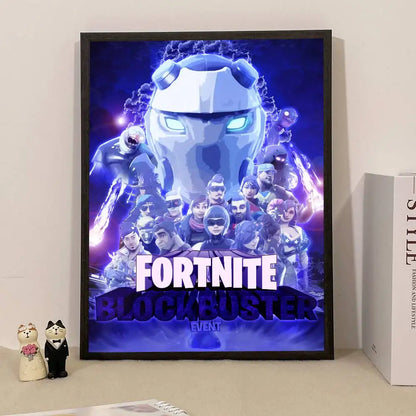 Poster a sorpresa Game F-Fortnite per la casa, quadro decorativo da parete per studio e soggiorno