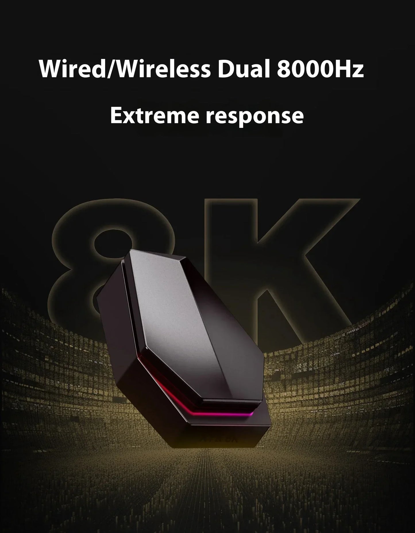 ATK Blazing Sky X1 V2 Wireless Gaming Mouse 8K Low Latency Lightweight FPS Esports Mouse for PC, Mac & Windows