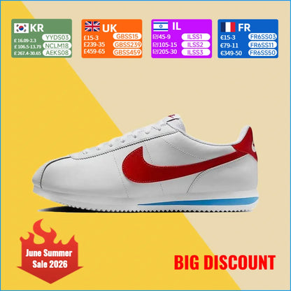 Moški čevlji Nike CORTEZ: Elegantni, vsestranski retro športni čevlji – udobni in lahki tekaški čevlji DM4044-108