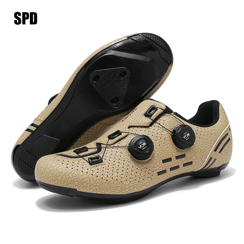 Men’s Professional MTB and SPD Cycling Shoes Mountain Racing Shoes Women’s Mountain Racing SPD Road Cycling Shoes