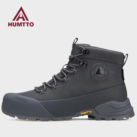 HUMTTO Hiking Shoes Men Winter Outdoor Sports Climbing Shoes Hunting Boots Warm Outdoors Ankle Travel Boots Trekking Sneakers
