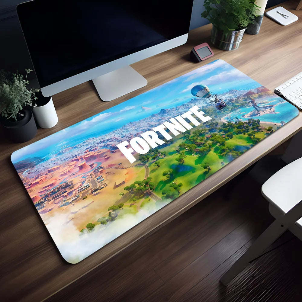 Mouse Pad Shooting Mouse Pad Non-slip Lock Edge Office Student F-FORTNITE Game Gaming Thickened Survival Large Writing Pad Cushion
