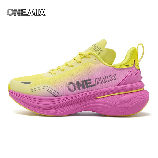 ONEMIX 2026 New Cushioned Running Shoes for Women and Men Lightweight Fashion Outdoor Sneakers Road Sports Shoes Training Jogging Fitness