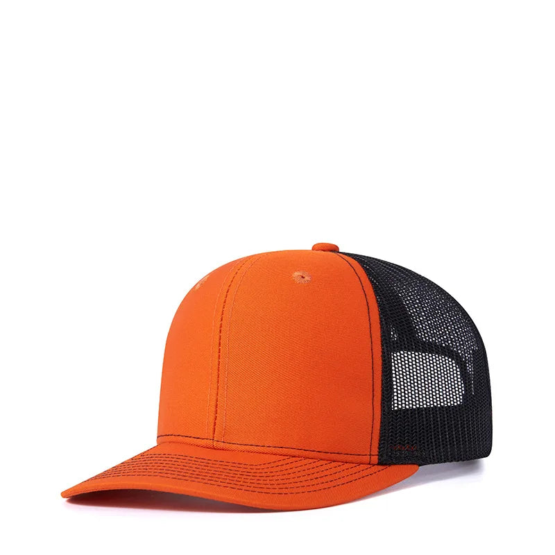 High Quality Mesh Baseball Cap Women Men Summer Cotton Breathable Sunhat Unisex Adjustable Snapback Trucker Hats Male Female