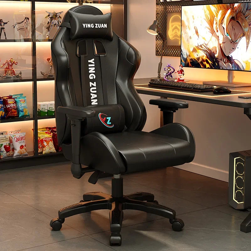 AOLIVIYA Modern Light Ergonomic Gaming Computer Chair Reclining For College Students Men Dormitory Home Office Study Room Seat