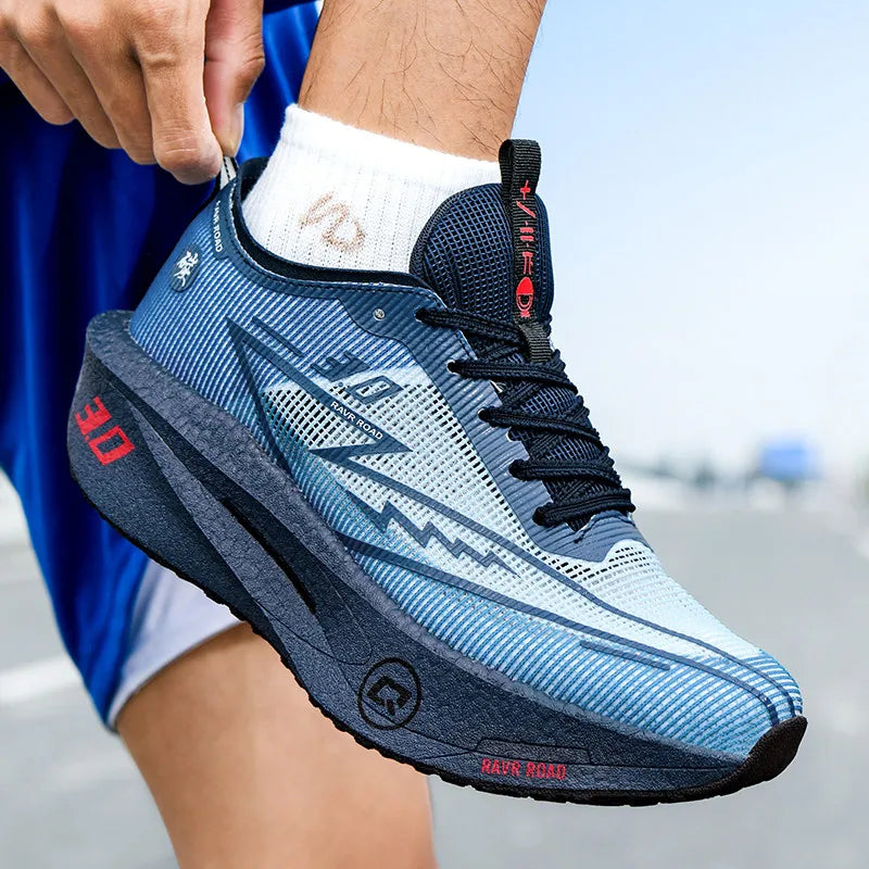 Men's Running Shoes 2025 New High-Quality Jogging Shoes Cushioning Rebound Soft Sole Breathable Mesh Training Tennis Shoes Men