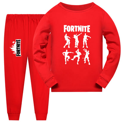 New Kids Fortnite Fall Pajama Sets Baby Girls Long Sleeve Tops Pants 2pcs Set Teen Boys Daily Sleepwear1006