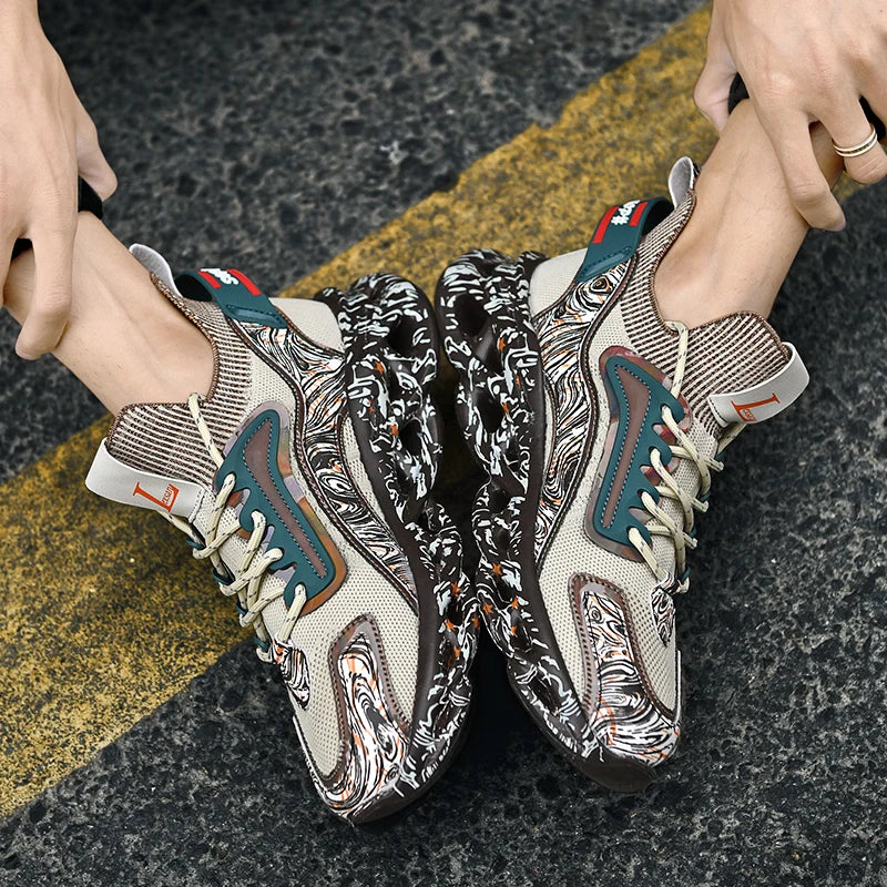 Miesten kengät, sneakerit, miesten rennot vapaa-ajan kengät, luksuskengät, hengittävät muotikengät, loaferit ja juoksukengät miehille
